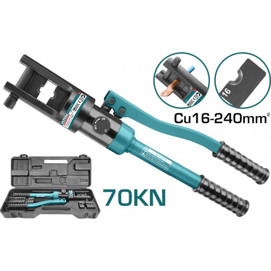 TOTAL THCT0240 Πρέσα ακροδεκτών υδραυλική 70KN