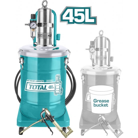 TOTAL THT118452 Επαγγελματικός Γρασαδόρος Αέρος 45Lt εως 6 ΑΤΟΚΕΣ ΔΟΣΕΙΣ TOTAL THT118452 Επαγγελματικός Γρασαδόρος Αέρος 45Lt εως 6 ΑΤΟΚΕΣ ΔΟΣΕΙΣ