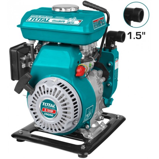 TOTAL TP3151 Αντλία νερού βενζινοκίνητη 1-1/2" 2.5ΗΡ έως 6 ΑΤΟΚΕΣ ΔΟΣΕΙΣ