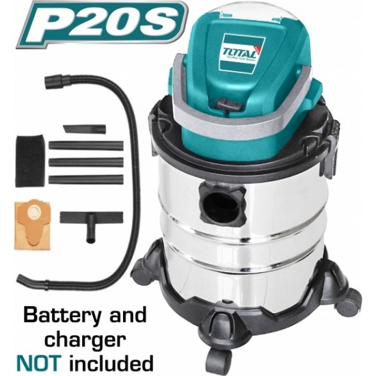 TOTAL TVLI2005 Σκούπα μπαταρίας λιθίου 20V 
