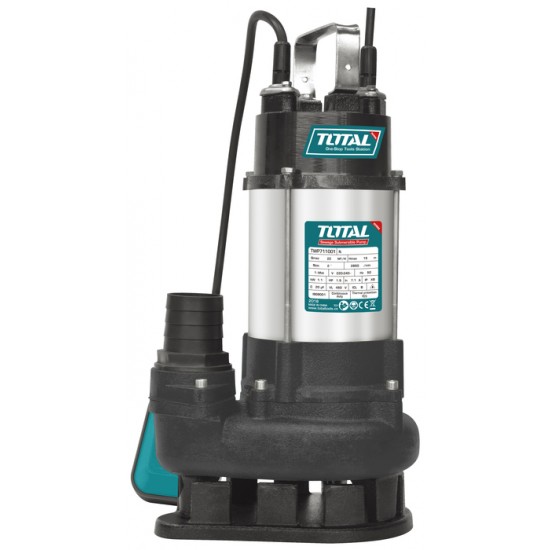 TOTAL TWP711001 Υποβρύχια Αντλία Λυμάτων Inox 1100W εως 12 ΑΤΟΚΕΣ ΔΟΣΕΙΣ TOTAL TWP711001 Υποβρύχια Αντλία Λυμάτων Inox 1100W εως 12 ΑΤΟΚΕΣ ΔΟΣΕΙΣ
