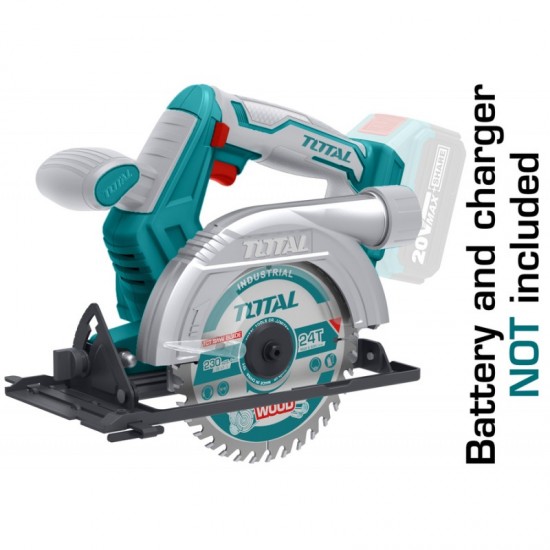 TOTAL TSLI1401 Δισκοπρίονο μπαταρίας λιθίου 20V Li-on 