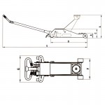 EXPRESS Καροτσόγρυλος 2.5 ΤΟΝ χαμηλού προφίλ εως 6 ΑΤΟΚΕΣ ΔΟΣΕΙΣ