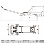 EXPRESS Καροτσόγρυλλος 2Ton, ETJ-902 EXPRESS Καροτσόγρυλλος 2Ton, ETJ-902