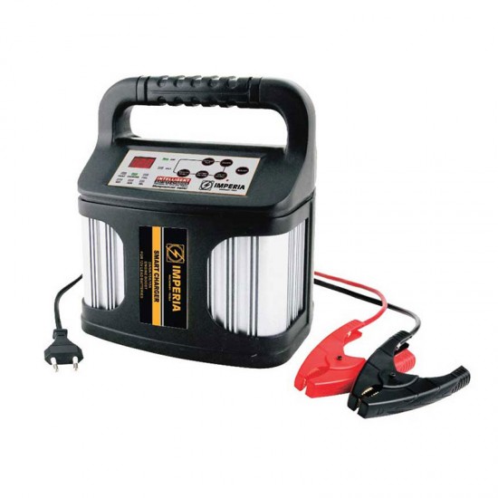 IMPERIA Φορτιστής Συντηρητής Μπαταρίας DC 12V 15A 60124 εως 12 ΑΤΟΚΕΣ ΔΟΣΕΙΣ