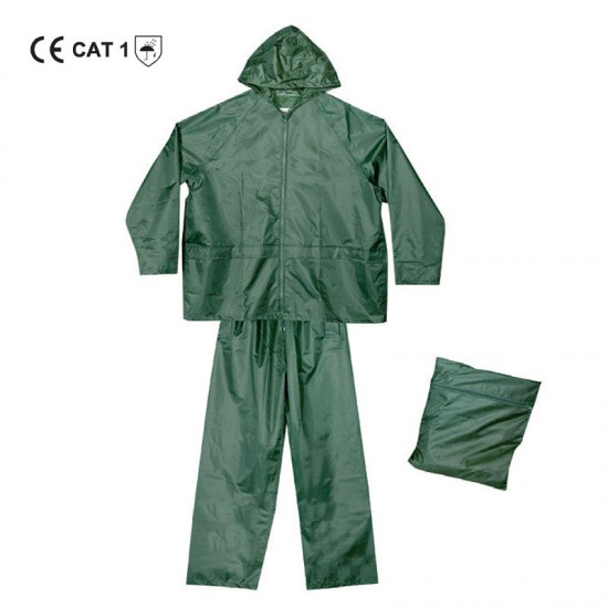 Αδιάβροχο 132/NYLON Πράσινο ΜΕ P.V.C. Αδιάβροχο 132/NYLON Πράσινο ΜΕ P.V.C.