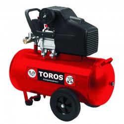 TOROS TM50/2,5 Αεροσυμπιεστής 50Lt/2,5HP εως 6 ΑΤΟΚΕΣ ΔΟΣΕΙΣ