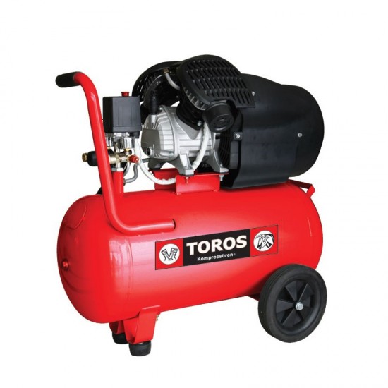 TOROS Tm50/3 Αεροσυμπιεστής 50Lt/3HP εως 6 ΑΤΟΚΕΣ ΔΟΣΕΙΣ
