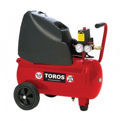 TOROS Αερ/στης 24Lt/2HP Oil-Free εως 6 ΑΤΟΚΕΣ ΔΟΣΕΙΣ