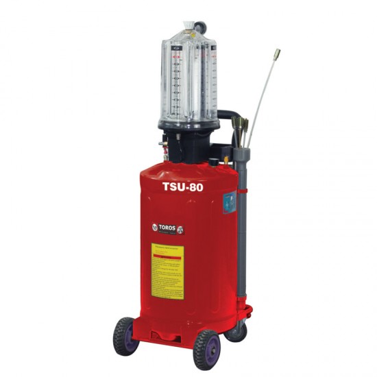 TOROS Αναρροφητήρας λαδιού 80 Lt, TSU-80 εως 12 ΑΤΟΚΕΣ ΔΟΣΕΙΣ