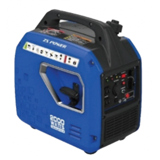 ZONGSHEN BQH 2000-A Γεννήτρια βαλιτσάκι τετράχρονο αθόρυβο INVERTER 1800W με Σχοινί 41001 εως 12 ΑΤΟΚΕΣ ΔΟΣΕΙΣ