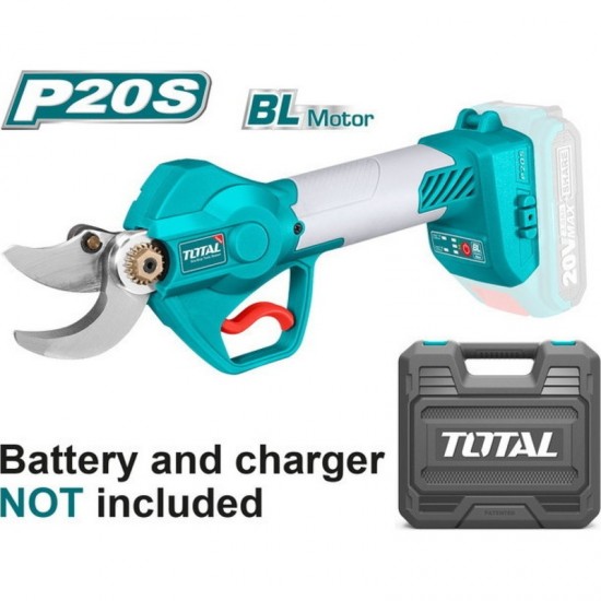 TOTAL TSSLI20011 Ψαλίδι κλαδέματος μπαταρίας λιθίου 20V ME 1 ΜΠΑΤΑΡΙΑ 2Ah