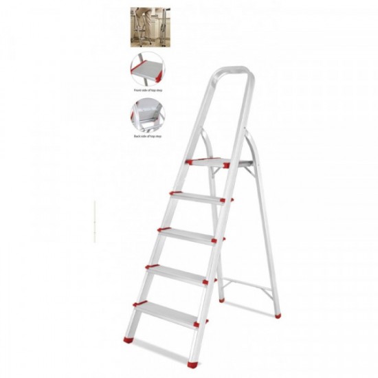 BORMANN BHL5004 Σκαλα αλουμινιου με 4+1 σκαλια 022794 BORMANN BHL5004 Σκαλα αλουμινιου με 4+1 σκαλια 022794