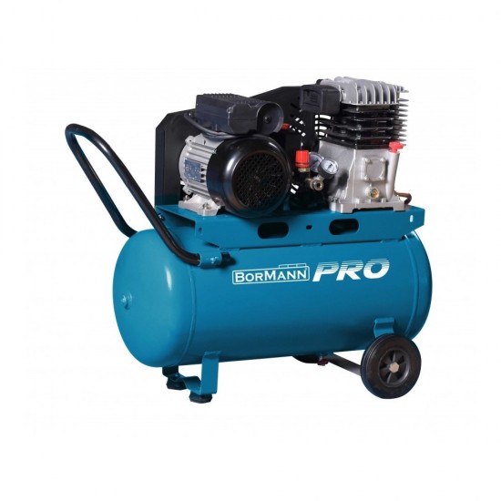 BORMANN BAT5050 Αεροσυμπιεστής Μονομπλόκ με ιμάντα 50lt 3HP 030829 εως 6 ΑΤΟΚΕΣ ΔΟΣΕΙΣ