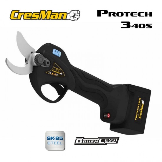 CRESMAN Ψαλίδι κλάδου μπαταρίας PROTECH-340S -Καινοτόμο μοτέρ με τεχνολογία Brushless CRESMAN Ψαλίδι κλάδου μπαταρίας PROTECH-340S -Καινοτόμο μοτέρ με τεχνολογία Brushless