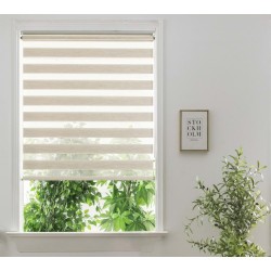 BORMANN ΡΟΛΟ ZEBRA ME ΜΕΤΑΛΛΙΚΗ ΑΛΥΣΙΔΑ Π120xΥ250cm ΜΠΕΖ 032120