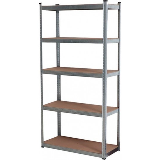 BORMANN BSR1900 Ραφιερα γαλβανιζε με 5 ραφια MDF  023340