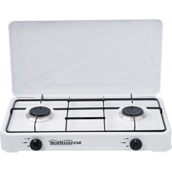 BORMANN BLG4400 Εστια υγραεριου επιτραπεζια διπλη  022336
