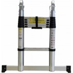 BORMANN BHL5710 Τηλεσκοπική Σκάλα Αλουμινίου 12 Σκαλιών 034858 έως 6 ΑΤΟΚΕΣ ΔΟΣΕΙΣ