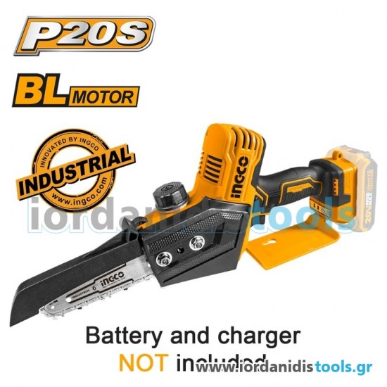 INGCO ΑΛΥΣΟΠΡΊΟΝΟ ΜΠΑΤΑΡΊΑΣ 20V LI-ION SOLO