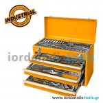 Εργαλειοθήκη Μεταλλική με Εργαλεία Σετ 132 τεμ.