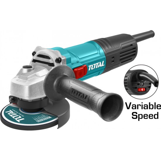 TOTAL ΓΩΝΙΑΚΟΣ ΛΕΙΑΝΤΗΡΑΣ 900W - 125mm ΗΛΕΚΤΡΟΝΙΚΟΣ TG109125565 TOTAL ΓΩΝΙΑΚΟΣ ΛΕΙΑΝΤΗΡΑΣ 900W - 125mm ΗΛΕΚΤΡΟΝΙΚΟΣ TG109125565