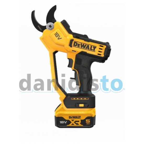 Κλαδευτήρι μπαταρίας DeWALT 18V XR 38mm - 1 x 5Ah Κλαδευτήρι μπαταρίας DeWALT 18V XR 38mm - 1 x 5Ah