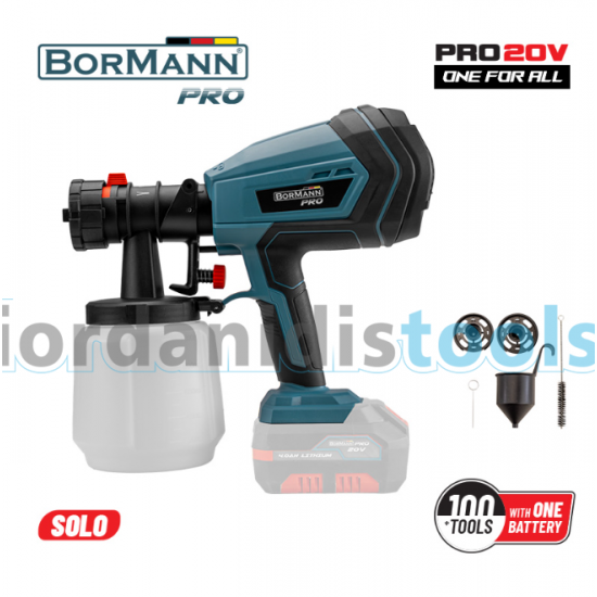 BORMANN Pro BBP3620 Πιστόλι Βαφής Μπαταρίας 20V,SOLO BORMANN Pro BBP3620 Πιστόλι Βαφής Μπαταρίας 20V,SOLO