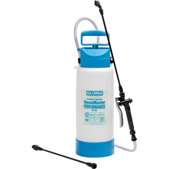 GLORIA G000622.0000 Ψεκαστήρας καθαρισμού Cleanmaster Performance PF50, 5LT προπίεσης GLORIA G000622.0000 Ψεκαστήρας καθαρισμού Cleanmaster Performance PF50, 5LT προπίεσης
