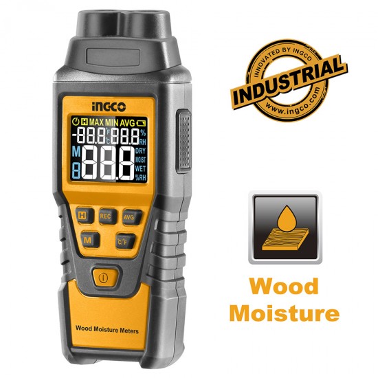 INGCO HETWM01 Ηλεκτρονικός Μετρητής Υγρασίας Ξύλων και Δομικών Υλικών INGCO HETWM01 Ηλεκτρονικός Μετρητής Υγρασίας Ξύλων και Δομικών Υλικών