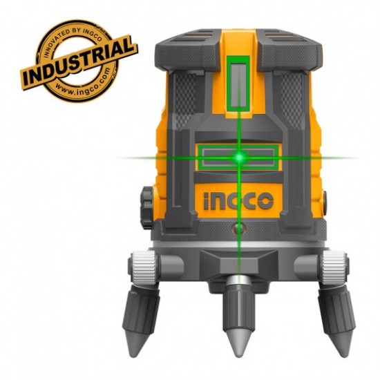 INGCO HLL305205 Αυτοαλφαδιαζόμενο Laser Σταυρού με 5 πράσινες δέσμες έως 12 ΆΤΟΚΕΣ ΔΟΣΕΙΣ INGCO HLL305205 Αυτοαλφαδιαζόμενο Laser Σταυρού με 5 πράσινες δέσμες έως 12 ΆΤΟΚΕΣ ΔΟΣΕΙΣ