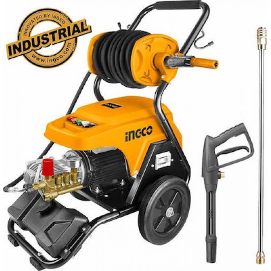 INGCO HPWR30008 Επαγγελματικό Πλυστικό Μηχανήμα Υψηλής Πίεσης 3000W έως 12 ΆΤΟΚΕΣ ΔΟΣΕΙΣ INGCO HPWR30008 Επαγγελματικό Πλυστικό Μηχανήμα Υψηλής Πίεσης 3000W έως 12 ΆΤΟΚΕΣ ΔΟΣΕΙΣ