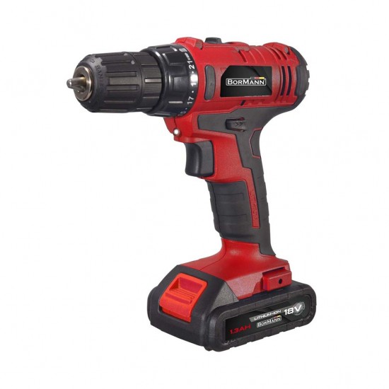 BORMANN BCD2510 Δραπανοκατσάβιδο μπαταρίας λιθίου 18Volt 2 ταχυτήτων 027195 BORMANN BCD2510 Δραπανοκατσάβιδο μπαταρίας λιθίου 18Volt 2 ταχυτήτων 027195